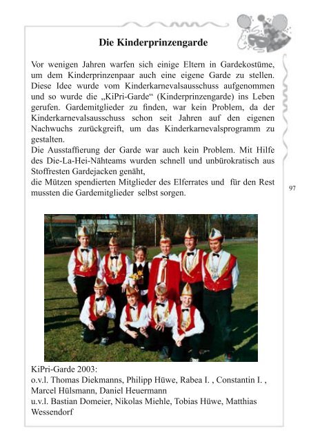 Ostermann GbR - KG Die-La-Hei Coesfeld