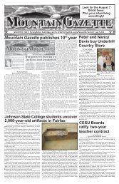 Gazette 10_02_08 - Mountain Gazette