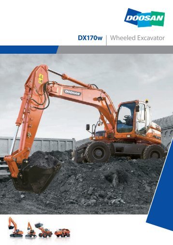 DX170w | Wheeled Excavator - DM-Ker Kft