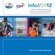 INFO 2012 - (DLRG), Landesverband Schleswig-Holstein
