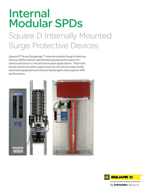 Internal Modular SPDs Data Sheet - Barr-Thorp Electric