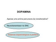 Apresentação sobre a farmacologia da dopamina