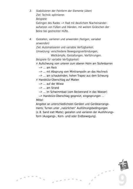 Bewegungslernen im Gerätturnen - Bundesjugendspiele