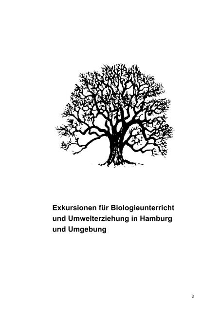 Exkursionen für Biologieunterricht und Umwelterziehung