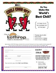 chili cook off flyer 2011 - City of Lathrop
