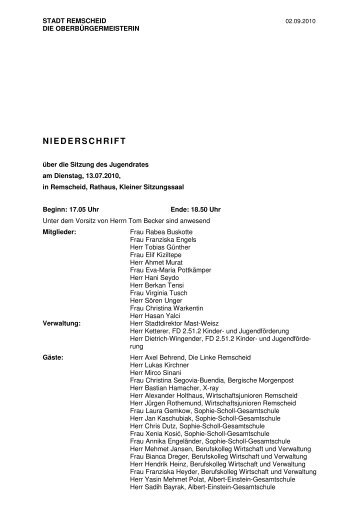 Download als PDF - Jugendrat Remscheid