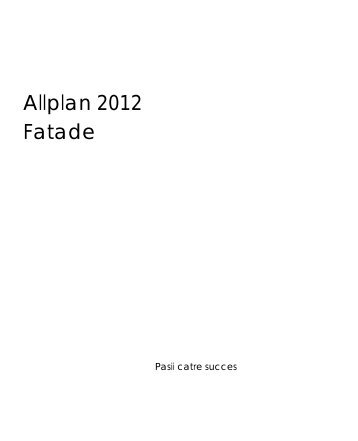 Tutorial Allplan 2012