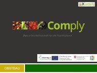 XComply_Obstbau (.pdf) - Obstbau - Weinbau - Technik