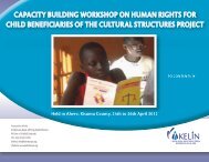 capacity building workshop on human rights for child ... - Kelin