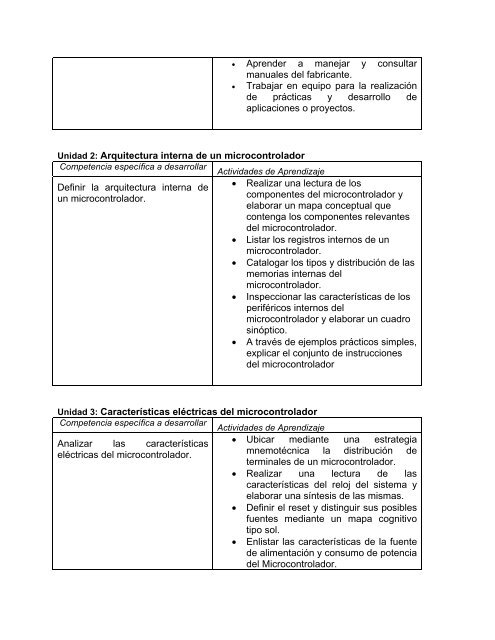 FA IMCT-2010-229 Microcontroladores.pdf - Instituto TecnolÃ³gico de ...