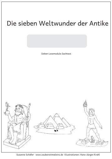 Die sieben Weltwunder der Antike - Zaubereinmaleins