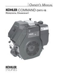 English - Kohler Engines