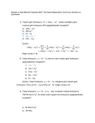 çözümler MAT 152 Genel Matematik II 29 03 2013 - Copy.pdf