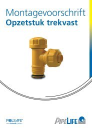 Opzetstuk trekvast - Pipelife