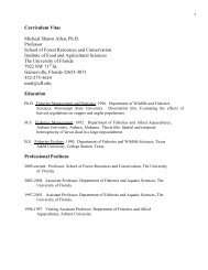 Curriculum Vitae Micheal Shawn Allen, Ph.D. Professor School of ...