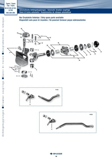 AnhÃ¤ngekupplungen Drawbar couplings Ganci di traino ... - Ringfeder