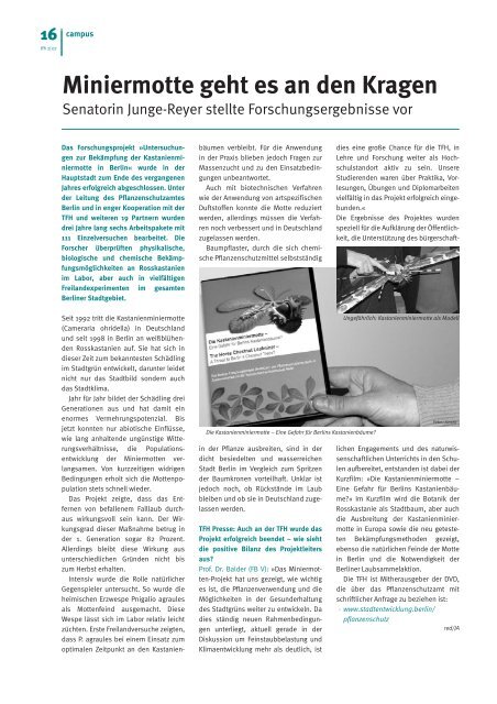 TFH-Presse 2-2007-1.3. - Beuth Hochschule für Technik Berlin