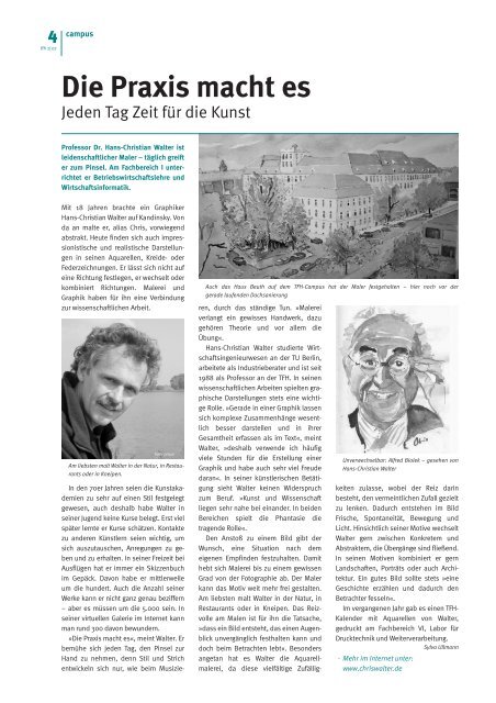 TFH-Presse 2-2007-1.3. - Beuth Hochschule für Technik Berlin