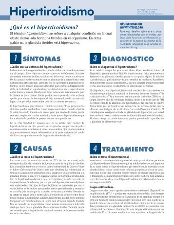 Hipertiroidismo - American Thyroid Association