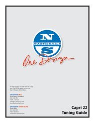 Capri 22 Tuning Guide - North Sails - One Design