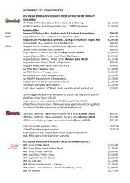 FIREARM PRICE LIST - Melbourne Firearms Centre