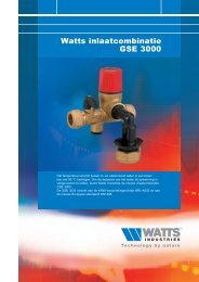 Watts inlaatcombinatie GSE 3000 - WATTS industries