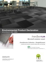 Environmental Product Declaration according to /ISO 14025