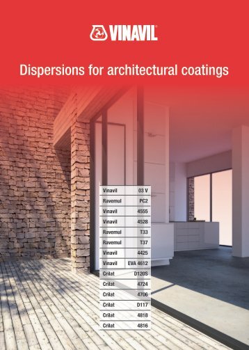Dispersions for architectural coatings - vinavil