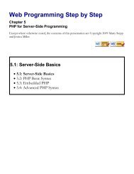 PDF - Web Programming Step by Step