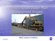 Project Overview - Boston Water and Sewer Commission