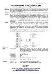 Operating instuctions / technical data (pdf-document)