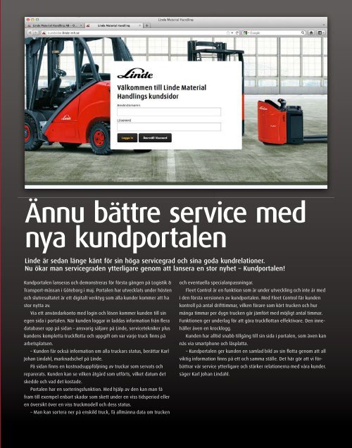 BÃ¤ttre Upp - Linde Material Handling AB