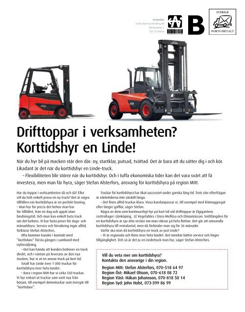 BÃ¤ttre Upp - Linde Material Handling AB