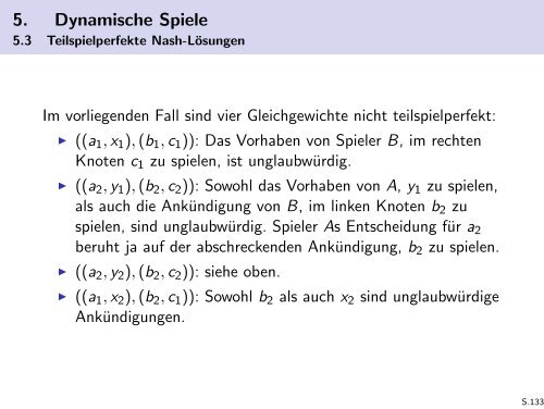 Spieltheorie - Friedrich-Schiller-Universität Jena