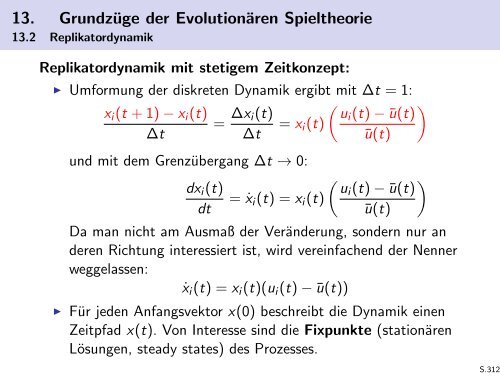 Spieltheorie - Friedrich-Schiller-Universität Jena