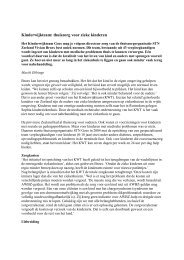 Kinderwijkteam: thuiszorg voor zieke kinderen - Zorgmarkt