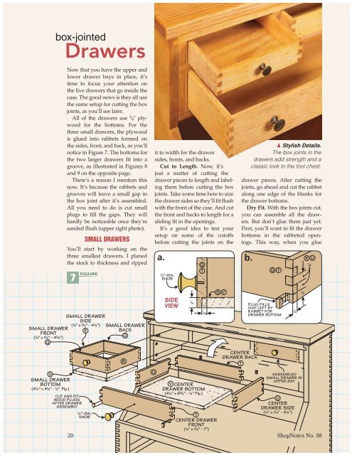 Curved-Lid Tool Chest, Pt. 3 - Woodsmith Woodworking Seminars