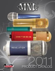 2011 MXL Catalog - RecordingHacks