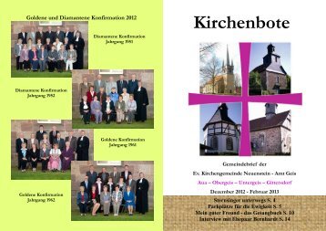 Kirchenbote - Kirchspiel-Obergeis