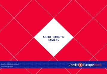 CEB NV - Credit Europe Bank
