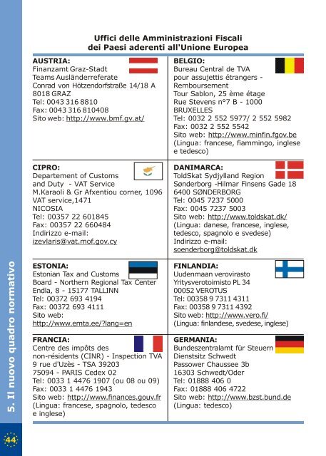 Guida "L'IVA nell'Unione Europea" - Liguria - Agenzia delle Entrate