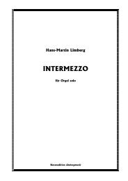 [Limberg - Intermezzo (Org.) - Kantorei-Noten.de