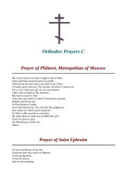 Orthodox Prayers C - Jimdo