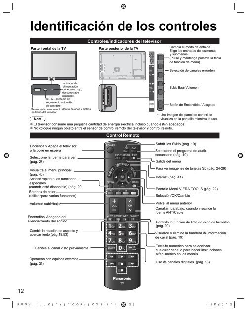 Manual de usuario TC-L32E5X - Panasonic