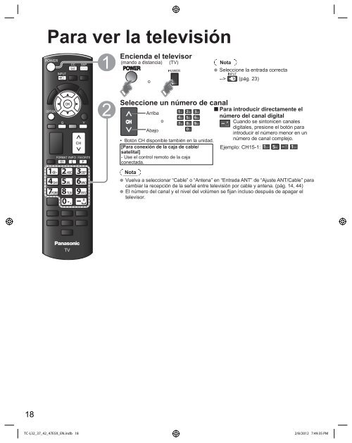 Manual de usuario TC-L32E5X - Panasonic