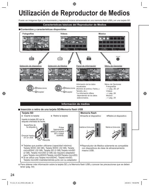 Manual de usuario TC-L32E5X - Panasonic