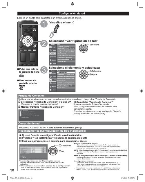 Manual de usuario TC-L32E5X - Panasonic