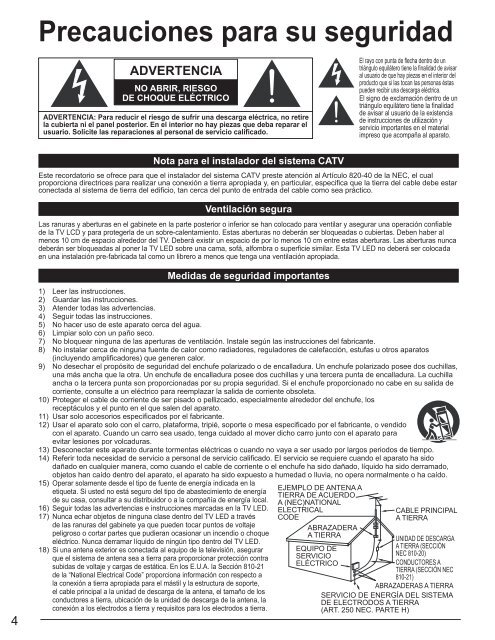 Manual de usuario TC-L32E5X - Panasonic