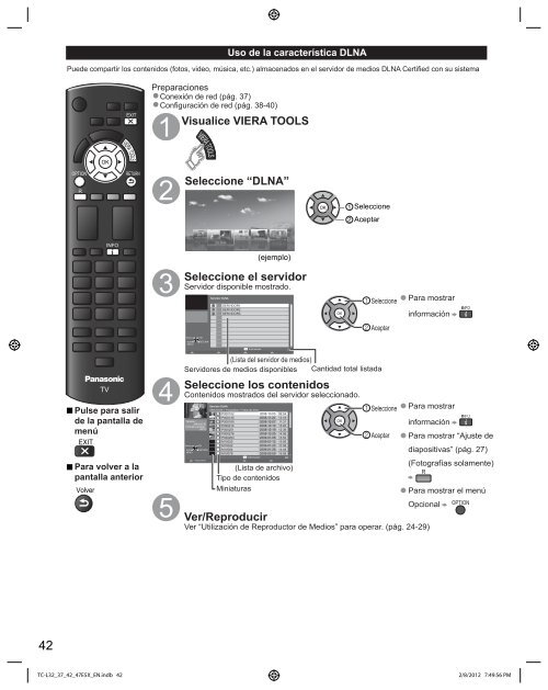 Manual de usuario TC-L32E5X - Panasonic