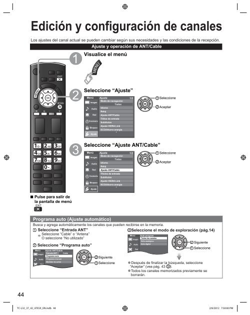 Manual de usuario TC-L32E5X - Panasonic